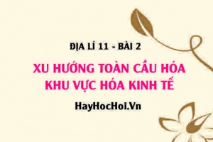Toàn cầu hóa là gì? Toàn cầu hóa kinh tế và hệ quả? xu hướng khu vực hóa kinh tế và hệ quả - Địa lí 11 bài 2